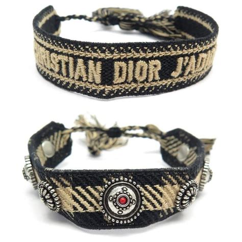 pulseira tecido dior|Pulseira Christian Dior J'Adior.